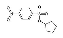 cyclopentyl 4-nitrobenzenesulfonate结构式