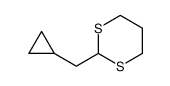 2-(cyclopropylmethyl)-1,3-dithiane Structure