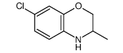 7-chloro-3-methyl-3,4-dihydro-2H-1,4-benzoxazine Structure