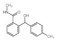 2-[hydroxy-(4-methylphenyl)methyl]-N-methyl-benzamide Structure