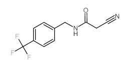 2-CYANO-N-(4-(TRIFLUOROMETHYL)BENZYL)ACETAMIDE structure