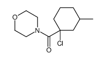 (1-chloro-3-methylcyclohexyl)-morpholin-4-ylmethanone结构式