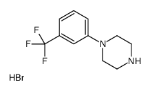 1-(3-三氟苯)哌嗪氢溴酸结构式