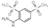 2,4-双(甲基磺酰基)苯肼结构式