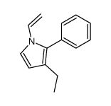 1-ethenyl-3-ethyl-2-phenylpyrrole Structure