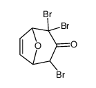 2,2,4-tribromo-8-oxabicyclo[3.2.1]oct-6-en-3-one Structure
