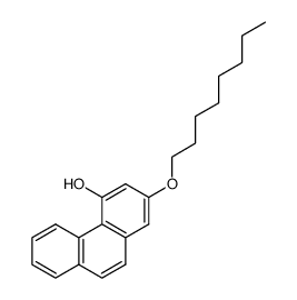 2-(octyloxy)phenanthren-4-ol Structure