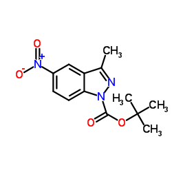 N-Boc-3-Methyl-5-nitroindazole图片