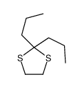 2,2-dipropyl-1,3-dithiolane Structure