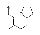 2-(5-bromo-3-methylpent-3-enyl)oxolane Structure