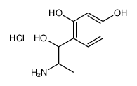 [1-(2,4-dihydroxyphenyl)-1-hydroxypropan-2-yl]azanium,chloride Structure