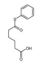 6-oxo-6-phenylsulfanylhexanoic acid Structure