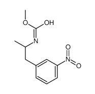 methyl N-[1-(3-nitrophenyl)propan-2-yl]carbamate结构式
