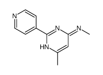 N,6-dimethyl-2-pyridin-4-ylpyrimidin-4-amine结构式