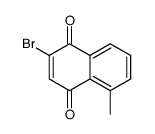2-bromo-5-methylnaphthalene-1,4-dione结构式
