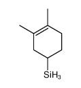 (3,4-dimethylcyclohex-3-en-1-yl)silane Structure
