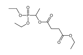 4-O-(1-diethoxyphosphorylethyl) 1-O-ethyl butanedioate Structure