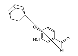 N-(1-adamantyl)-1-oxidopyridin-1-ium-4-carboxamide,hydrochloride Structure