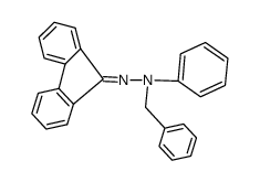 N-Benzyl-N'-fluoren-9-ylidene-N-phenyl-hydrazine Structure
