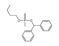 benzhydryloxy-butoxy-methyl-sulfanylidene-λ5-phosphane Structure