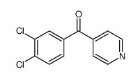 (3,4-dichlorophenyl)-pyridin-4-ylmethanone Structure