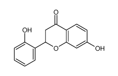 7-hydroxy-2-(2-hydroxyphenyl)-2,3-dihydrochromen-4-one结构式