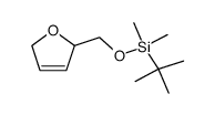 tert-butyl((2,5-dihydrofuran-2-yl)methoxy)dimethylsilane Structure