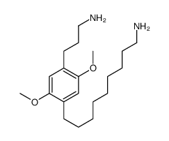 9-[4-(3-aminopropyl)-2,5-dimethoxyphenyl]nonan-1-amine Structure