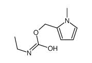 (1-methylpyrrol-2-yl)methyl N-ethylcarbamate结构式