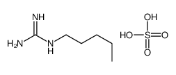 2-pentylguanidine,sulfuric acid Structure