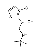 2-(tert-butylamino)-1-(3-chlorothiophen-2-yl)ethanol Structure