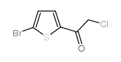 1-(5-溴噻吩-2-基)-2-氯乙酮结构式