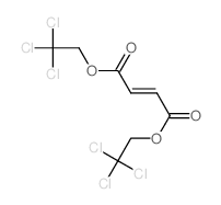 bis(2,2,2-trichloroethyl) (E)-but-2-enedioate Structure
