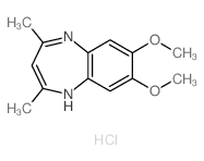 7,8-dimethoxy-2,4-dimethyl-1H-1,5-benzodiazepine Structure