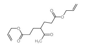 diprop-2-enyl 4-acetylheptanedioate Structure