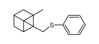 6,6-dimethyl-4-(phenylsulfanylmethyl)bicyclo[3.1.1]heptane Structure