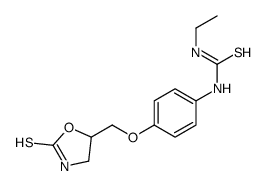 1-ethyl-3-[4-[(2-sulfanylidene-1,3-oxazolidin-5-yl)methoxy]phenyl]thiourea Structure