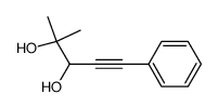 2-methyl-5-phenylpent-4-yne-2,3-diol结构式