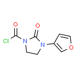 1-Imidazolidinecarbonyl chloride, 3-(3-furanyl)-2-oxo- (9CI) picture