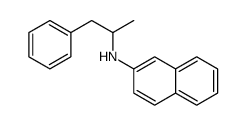 N-(1-phenylpropan-2-yl)naphthalen-2-amine Structure