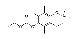 2,2,5,7,8-pentamethylchroman-6-yl ethyl carbonate Structure