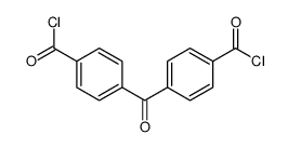 4-(4-carbonochloridoylbenzoyl)benzoyl chloride结构式