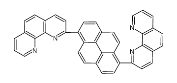 2-[6-(1,10-phenanthrolin-2-yl)pyren-1-yl]-1,10-phenanthroline结构式