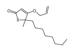 5-methyl-5-octyl-4-prop-2-enoxythiophen-2-one Structure