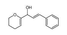 1-(5,6-dihydro-4H-pyran-2-yl)-3-phenyl-prop-2-en-1-ol Structure
