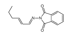 2-(hex-2-enylideneamino)isoindole-1,3-dione结构式