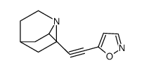 5-[2-(1-azabicyclo[2.2.2]octan-2-yl)ethynyl]-1,2-oxazole结构式