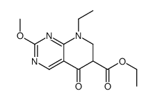 ethyl 8-ethyl-5,6,7,8-tetrahydro-2-methoxy-5-oxopyrido[2,3-d]pyrimidine-6-carboxylate结构式