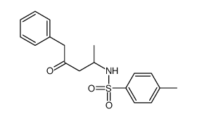 4-methyl-N-(4-oxo-5-phenylpentan-2-yl)benzenesulfonamide结构式