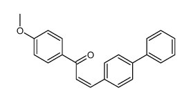1-(4-methoxyphenyl)-3-(4-phenylphenyl)prop-2-en-1-one Structure